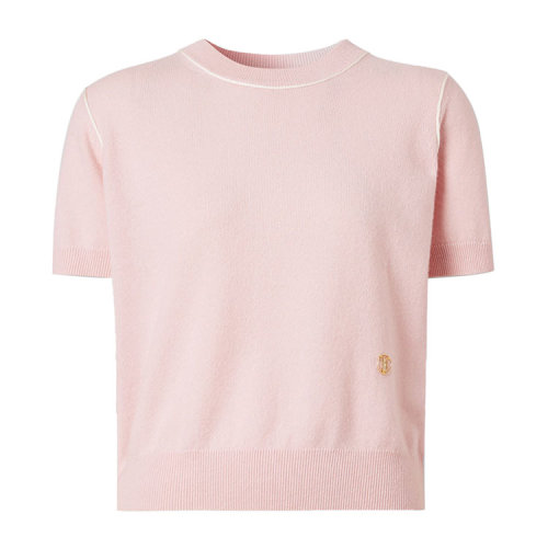 BURBERRY/博柏利 短袖專屬標(biāo)識(shí)圖案女士針織衫/毛衣 8028820 1