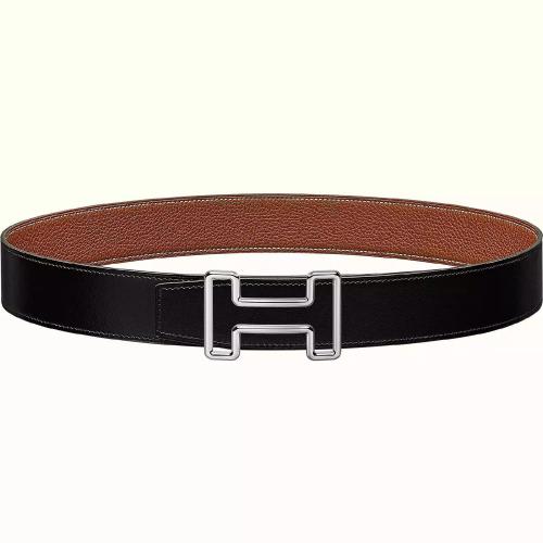  HERMES愛(ài)馬仕 22年秋冬 男士 腰帶 Boucle de ceinture Tonight %26 Cuir de ceinture reversibl