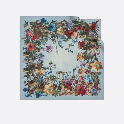  DIOR迪奧 22年秋冬 女士 絲巾 Carre D-Millefiori 15MIF070I611_C520 預(yù)定商品1-3周發(fā)貨