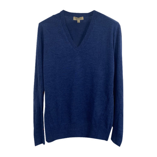 BURBERRY/博柏利 男款V領(lǐng)格紋細(xì)節(jié)男士長袖時尚男士針織衫/毛衣  at8008375