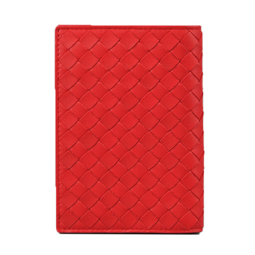 Bottega Veneta/葆蝶家 女士紅色折疊錢包 315054V001N6411