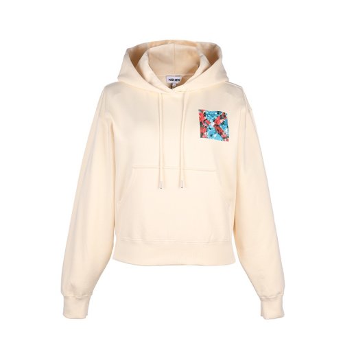 KENZO/高田賢三 女衛(wèi)衣 女士棉質(zhì)加絨款連帽衛(wèi)衣運動衫 2SW777 4MO