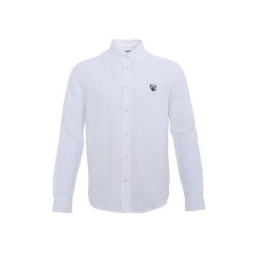  KENZO/高田賢三 男士白色棉質(zhì)長袖襯衫 5CH400 1LD 01 PLFSX