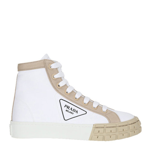 PRADA/普拉達(dá)  男士高幫徽標(biāo)高幫板鞋帆布鞋 2TG158-89C多色可選