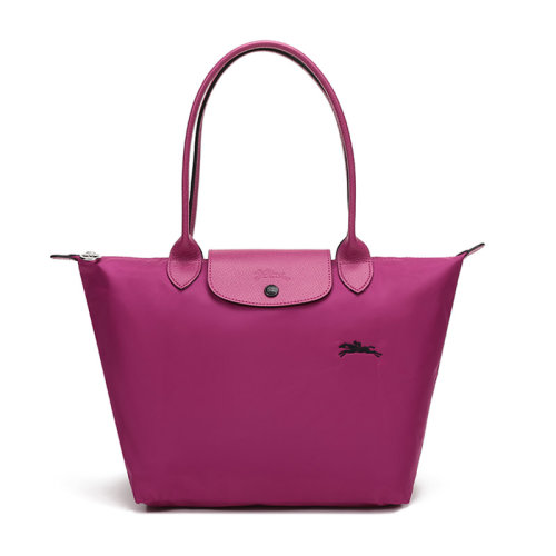 Longchamp/瓏驤 女士LE PLIAGE CLUB系列織物小號(hào)長(zhǎng)柄可折疊手提單肩包餃子包 2605 619