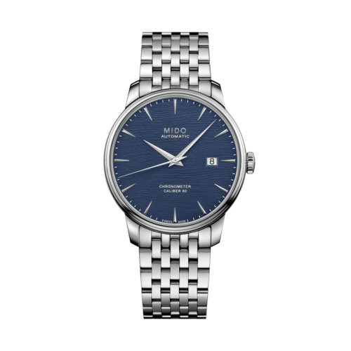  mido/美度  貝倫賽麗系列硅游絲長動能天文臺認證自動機械男士藍色腕表40.00毫米 M027.408.11.041.00