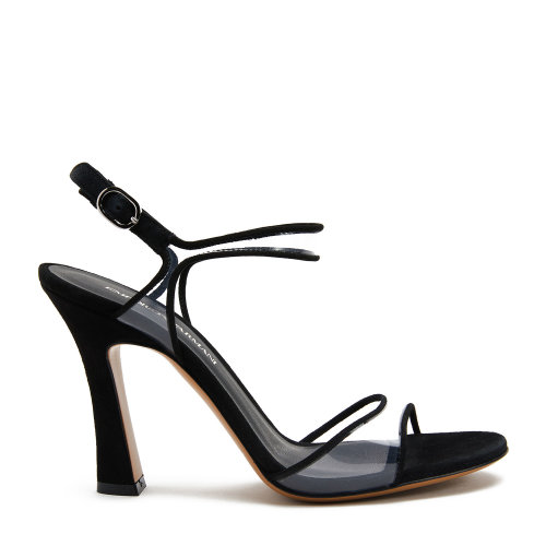 Emporio Armani/安普里奧阿瑪尼 黑色 女士高跟涼鞋 X3P748-XL287-N504