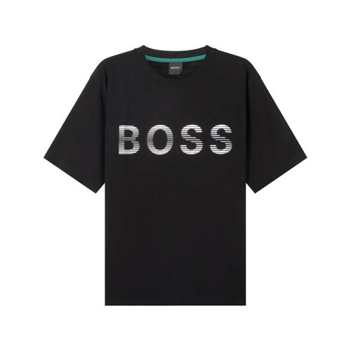 HUGO BOSS/雨果博斯 男士棉質(zhì)圓領(lǐng)短袖T恤LOGO圖案 50472217