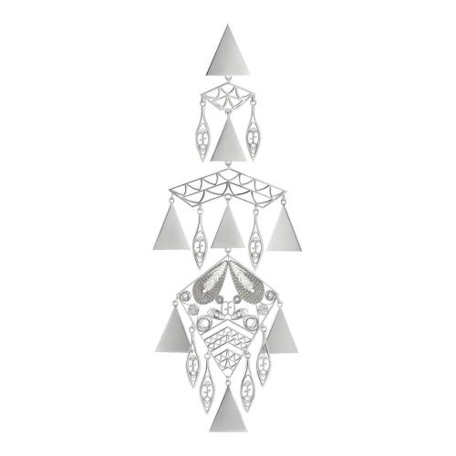  GUCCI古馳 22年秋冬 女士 幾何圖案吊墜耳環(huán) 727313 I4601 0926