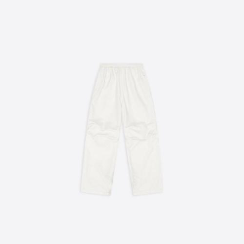  BALENCIAGA巴黎世家 22年秋冬 女士 休閑褲 Sporty B Oversized Tracksuit Pants in White 704