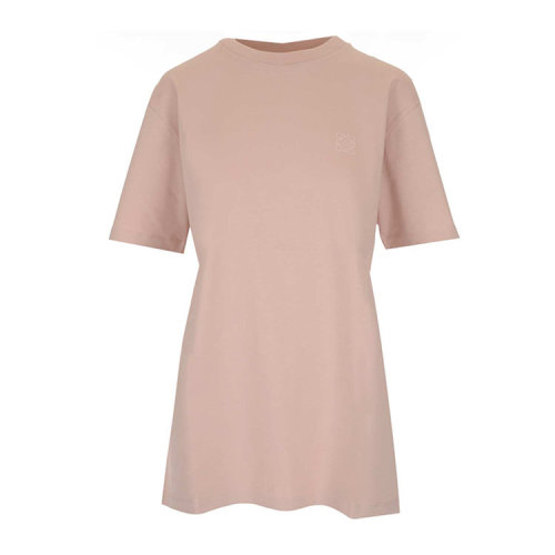 LOEWE/羅意威  女裝 品牌LOGO 百搭白色/粉色 棉質(zhì) 女士圓領(lǐng)短袖T恤 S359333XBW-2100 HQY015678