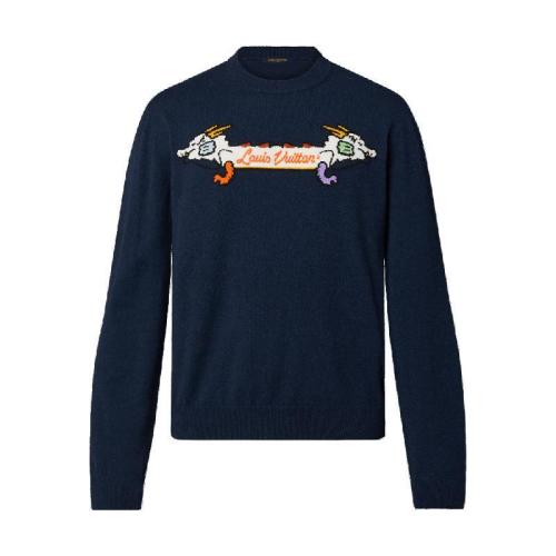  LV路易威登 22年秋冬 LV x NIGO聯(lián)名 LV2 男士 針織衫  1A9KFB 1 預(yù)定商品2-6周發(fā)貨