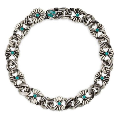  GUCCI古馳 22年秋冬 女士 互扣式雙G花朵項(xiàng)鏈 700433 J8H67 8183