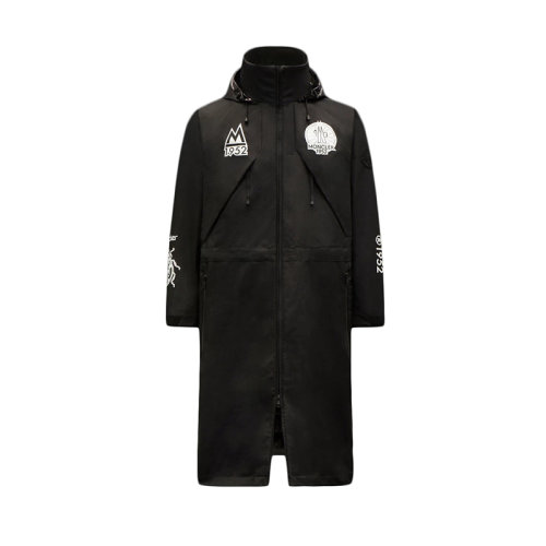  Moncler/蒙克萊 22年秋冬新款 男士黑色再生尼龍Arakawa Parka長(zhǎng)款連帽大衣外套G20921C0000453694999