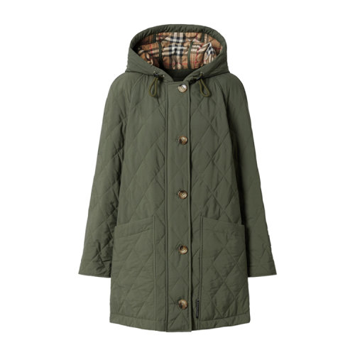 BURBERRY/博柏利 菱形絎縫溫控女士大衣 8021186 1