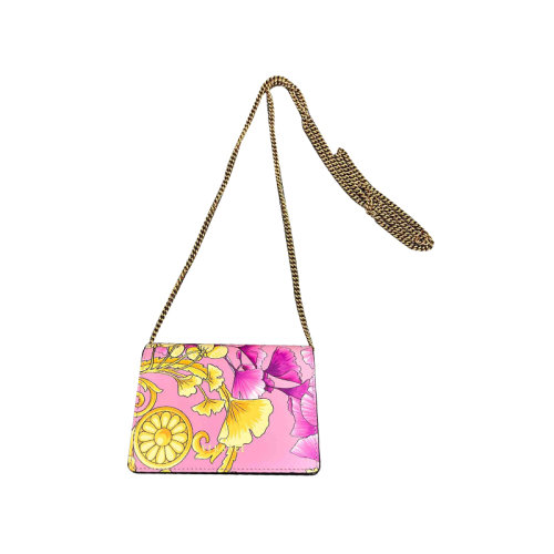 Versace范思哲  女士主線限定Ginkgo銀杏花鏈條包