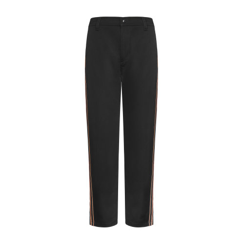 Valentino/華倫天奴 黑色 男士羊毛混紡針織長褲 UV3RBF456ET598 2020年秋冬