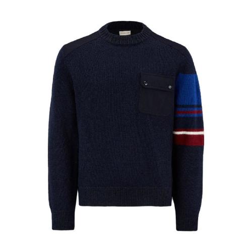  MONCLER蒙可蒙克萊 22年秋冬 男士 針織衫 Wool %26 Flannel jumper H20919C00023M2275743