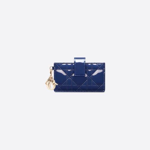  DIOR迪奧 22年秋冬 女士 卡包 Porte-cartes a goussets Lady Dior S0074OVRB_M14Z