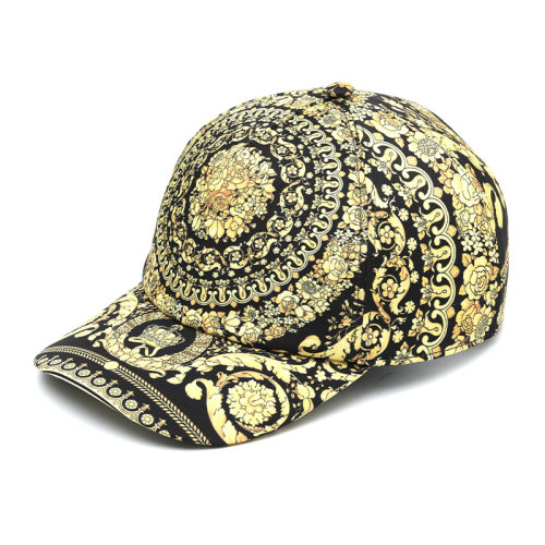 VERSACE/范思哲女士印花鴨舌帽10015901A04474