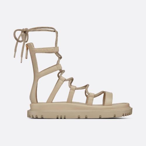  DIOR迪奧 22年秋冬 女士 平底涼鞋 Dior Abbesse 涼鞋 KCQ712VEA_S16T