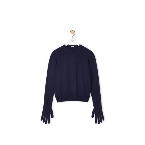  LOEWE羅意威 22年秋冬 男士 針織衫 Glove sweater in wool H526Y14KCY-5110