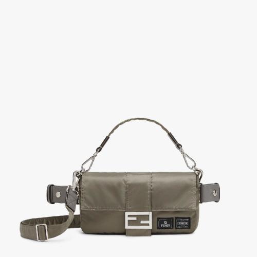  FENDI芬迪 22年秋冬 男士 手提包 灰色尼龍手袋 7VA472ALW6F162S