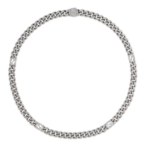  GUCCI古馳 22年秋冬 女士 互扣式雙G項(xiàng)鏈 675766 I4601 0926