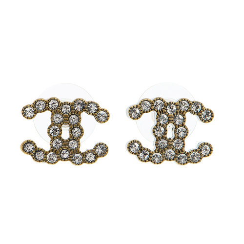 CHANEL/香奈兒  耳釘 淡金色 限定款
