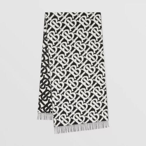  BURBERRY 22年秋冬 男士 專屬標(biāo)識(shí)提花羊絨圍巾 80339881 預(yù)定商品1-3周發(fā)貨