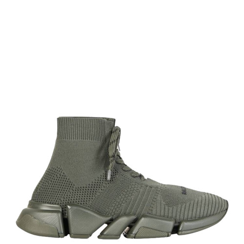 Balenciaga/巴黎世家      Speed 2.0系列 男士深綠色網(wǎng)眼系帶運(yùn)動(dòng)鞋617258W2DB13111