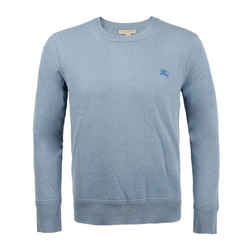 Burberry/博柏利  秋冬新款 服裝 男裝 服裝 羊毛圓領(lǐng)騎士標(biāo)志羊毛針織衫 男士毛衣