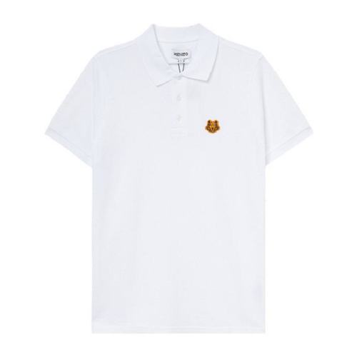  KENZO/高田賢三 男士白色棉質(zhì)短袖polo衫 FA65P00014PU01 PLFSX