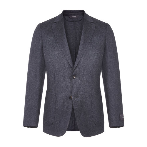 Z Zegna 藏青色高科技面料可水洗男士西服套裝 2XPYGX-824711-711-8