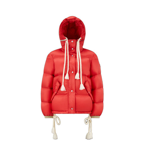 Moncler/蒙克萊 22年秋冬新款 Sydow系列 女士紅色短款羽絨服夾克H20941A00001M199845B