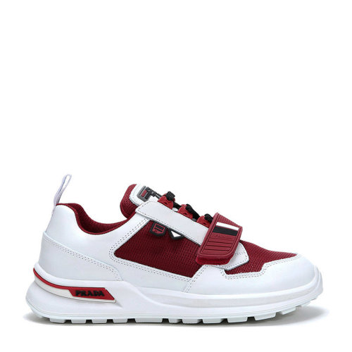 PRADA/普拉達(dá) 男士織物配皮運(yùn)動(dòng)鞋 2EG266 3V91