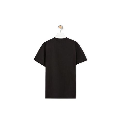  LOEWE羅意威 22年秋冬 男士 短袖T恤 Anagram fake pocket T-shirt in cotton H526Y22X25-1100