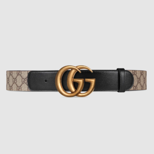 GUCCI/古馳 GG圖案腰帶，配以雙G扣 (4cm) 400593 92TLT 9769