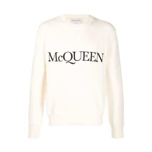  Alexander McQueen/亞歷山大麥昆 男士黑色棉質(zhì)針織衫/毛衣 651