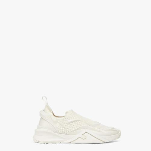  FENDI芬迪 22年秋冬 男士 休閑運動鞋 白色網布跑步鞋 7E1504AHI8F0V4D