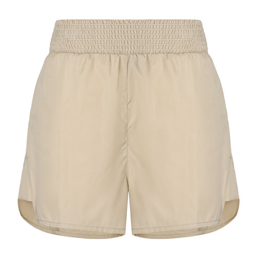 PRADA/普拉達(dá) 沙色 女士金屬三角標(biāo)logo飾尼龍短褲 22H815_I18_F0F24_S_201