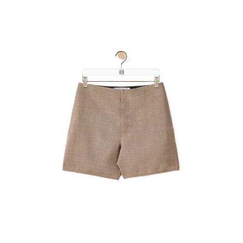  LOEWE羅意威 22年秋冬 男士 短褲 Shorts in wool H526Y04WA_V-2140