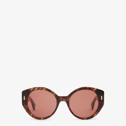  FENDI芬迪 22年春夏 女士 太陽(yáng)眼鏡 _色_纖維太陽(yáng)鏡 FOL022V1PF1E10