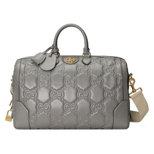  GUCCI古馳 22年秋冬 男士 GG絎縫旅行袋 700762 UM8FG 1563