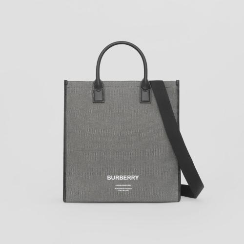  BURBERRY 22年秋冬 男士 Horseferry 印花棉質(zhì)帆布托特包 80508141