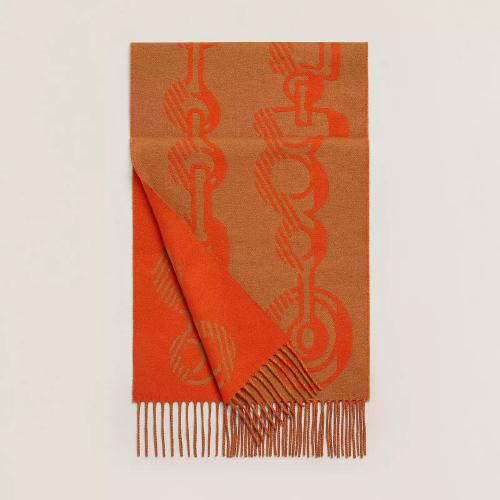  HERMES愛馬仕 22年秋冬 女士 圍巾 Echarpe Casaque Do Re Boucles H259092S 03