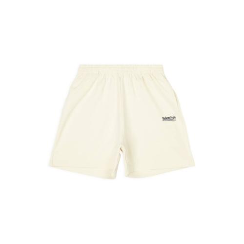  BALENCIAGA巴黎世家 22年秋冬 女士 短褲 POLITICAL CAMPAIGN SWEAT SHORTS 676137TKVI90896