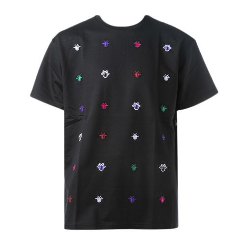 DIOR/迪奧  男裝 服裝 棉質(zhì)排列圖案印花裝飾時尚圓領(lǐng) 男士短袖T恤