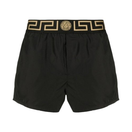  VERSACE/范思哲 男士黑色聚酯纖維短褲 ABU01022 A232415 A80G PLFSX
