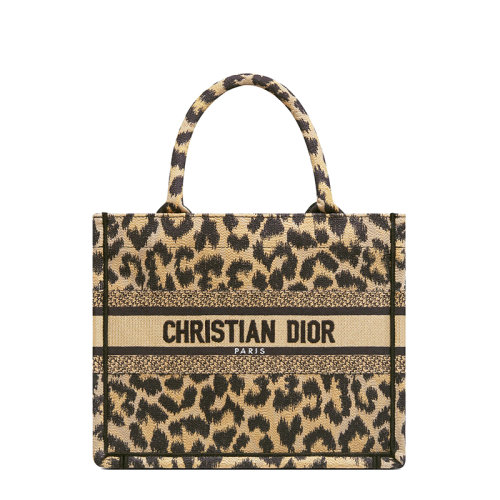 DIOR/迪奧 22春夏新款BOOK TOTE系列 女士小號(hào)米色Mizza圖案刺繡織物手提托特包M1265ZRHM_M918